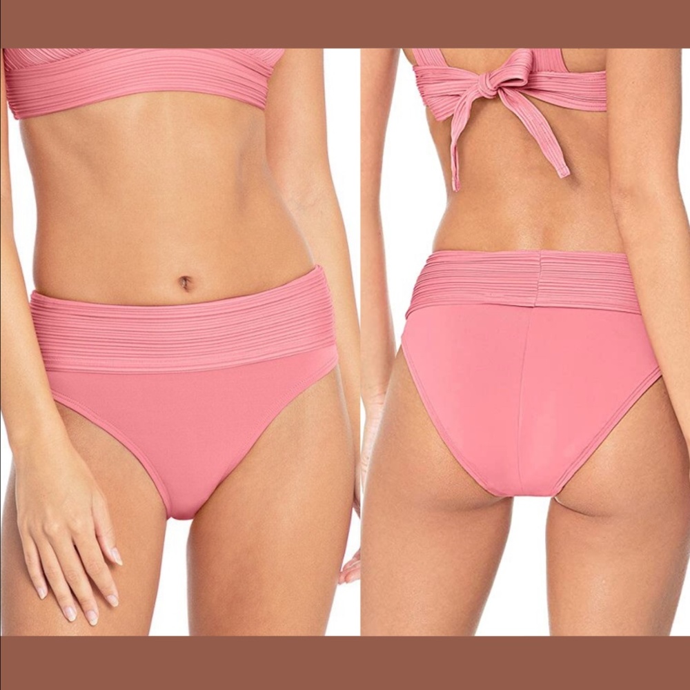 NEW Robin Piccone Lily High Waist Bikini bottom XS‎